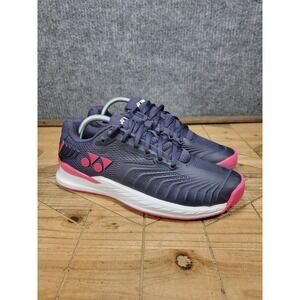 Yonex Power Cushion ECLIPSION 4 Clay Women's 9.5 Navy Pink Tennis Shoes Sports